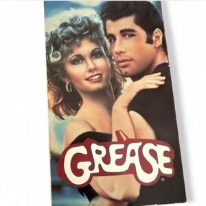 Grease Movie VHS Tape. Classic Movie with Olivia Newton John and John Travolta